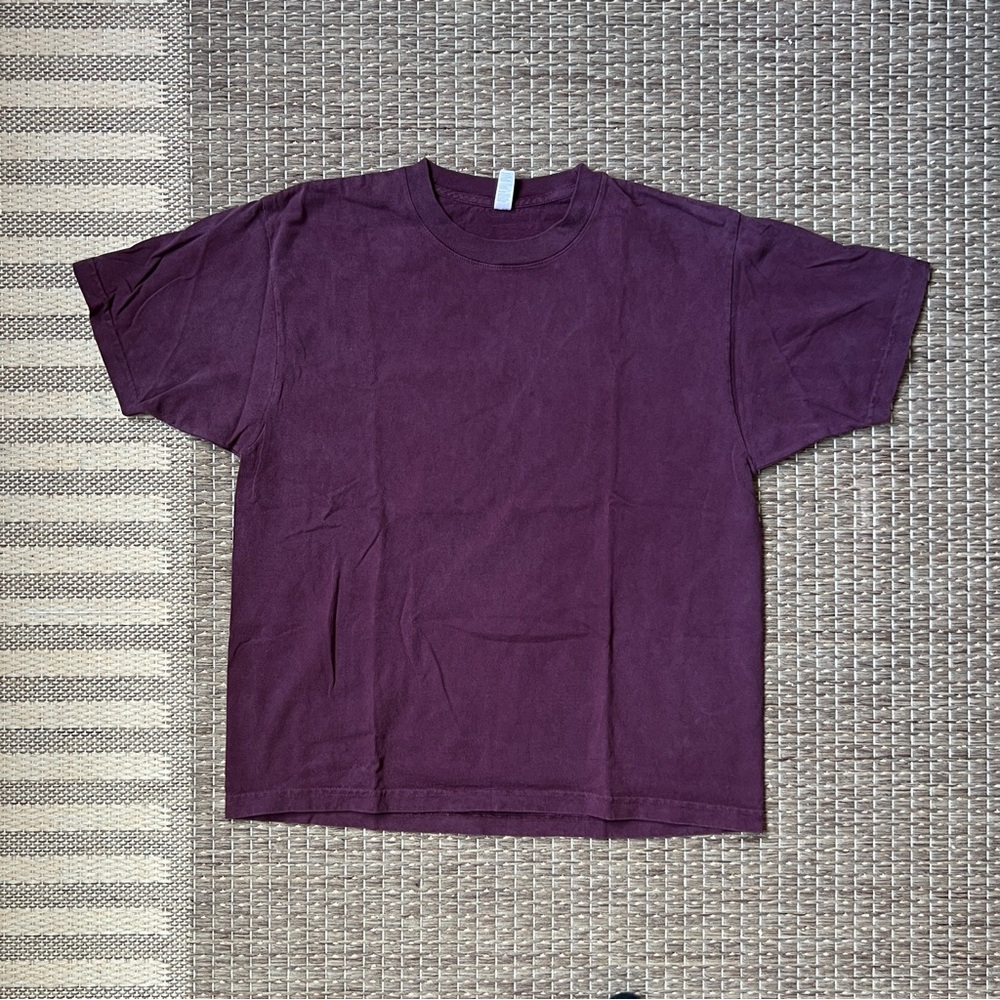 Los Angeles Apparel Purple Short Sleeve Tee